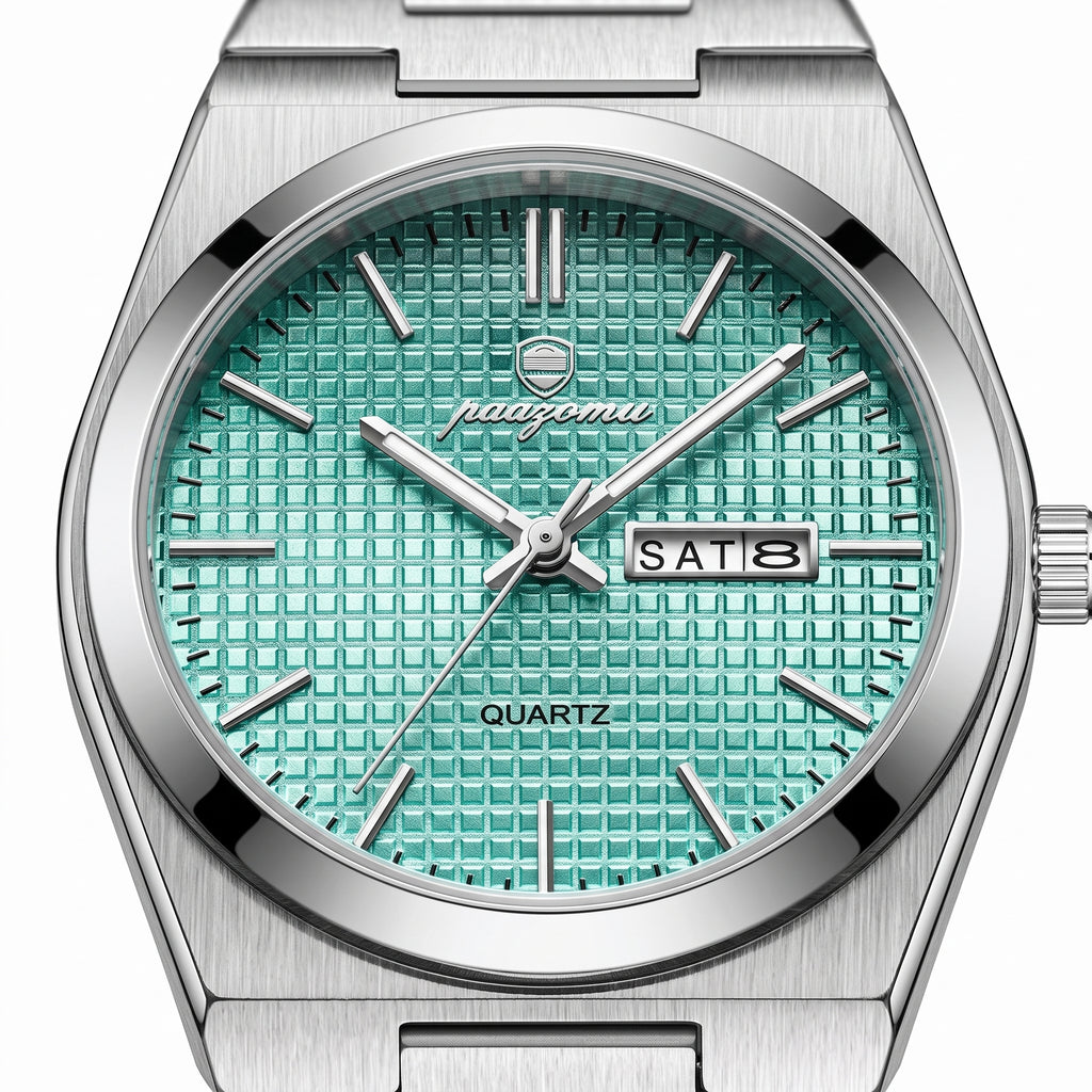 Reloj Paazomu Chrono Essential, ángulo frontal
