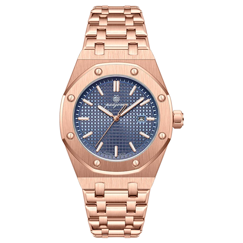 Reloj Paazomu Chrono Luxure color Gold Blue