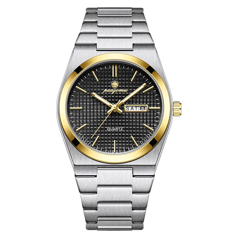 Reloj Paazomu Chrono Essential color gold black