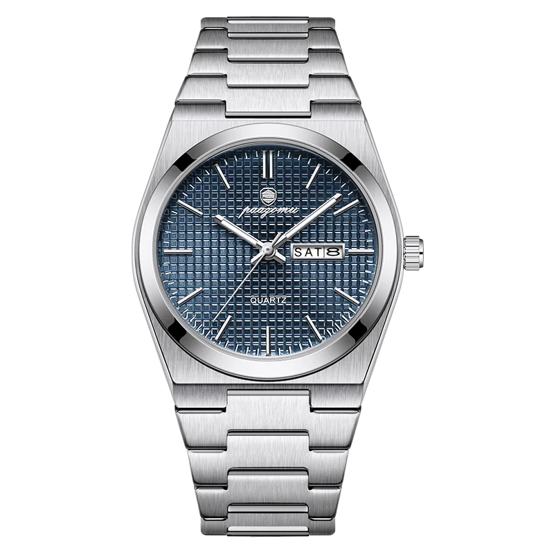 Reloj Paazomu Chrono Essential color Silver Blue E