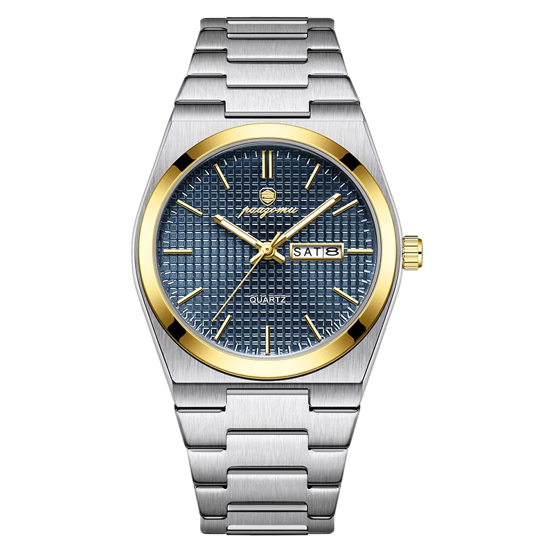 Reloj Paazomu Chrono Essential color gold blue