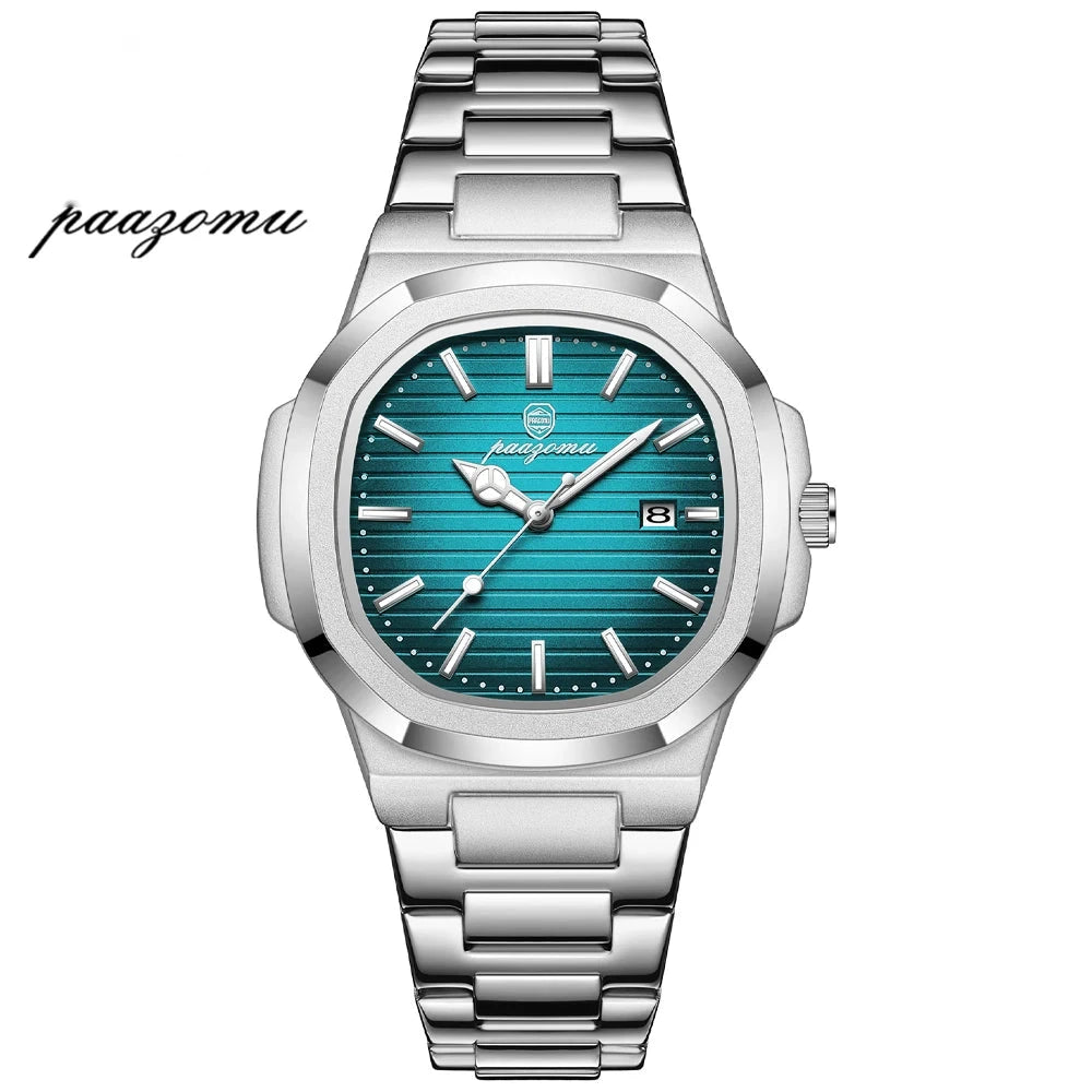Paazomu chrono-race - Plata y Verde Azulado