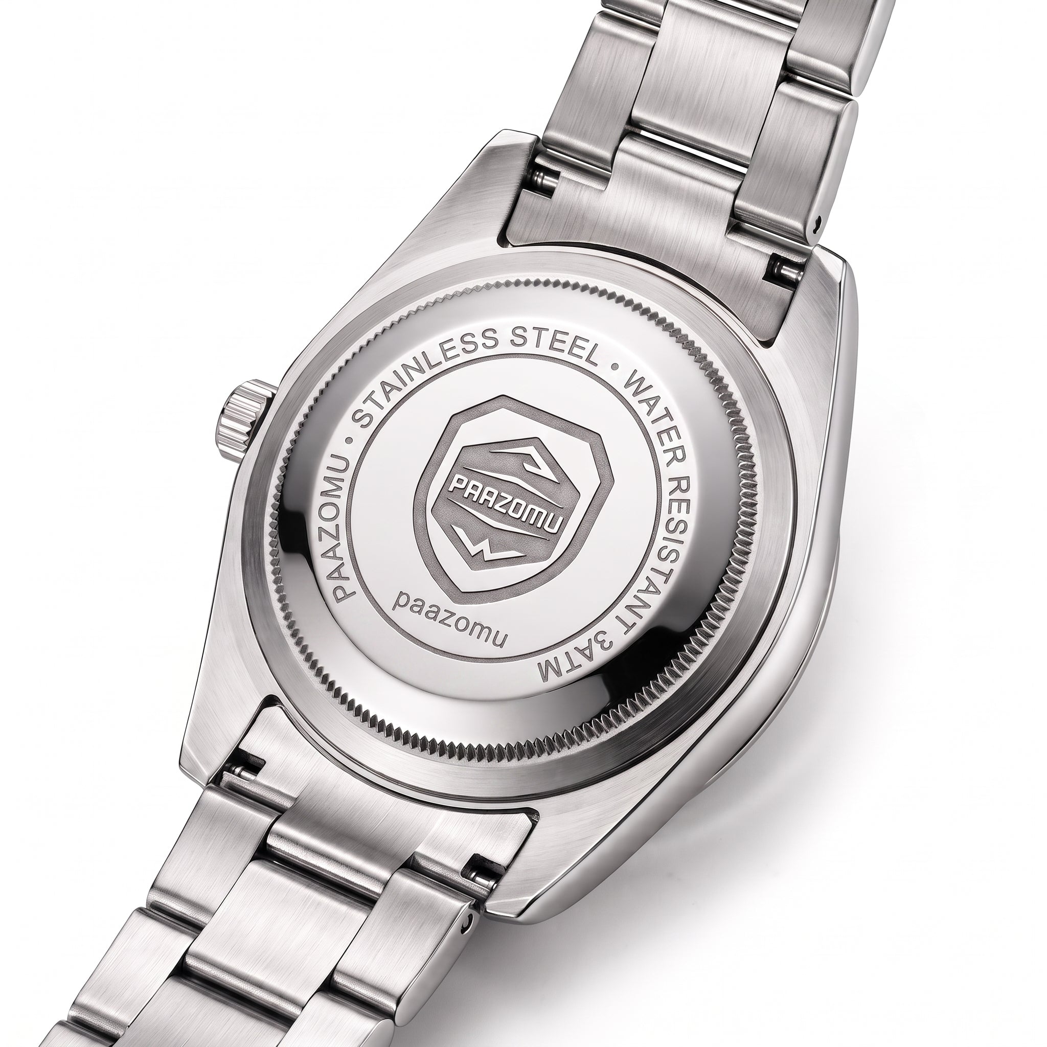 Reloj Paazomu Chrono Business, fondo de la caja