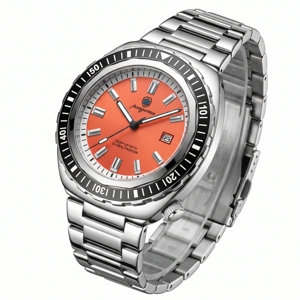 Reloj Paazomu Chrono Classic, angulo 3/4