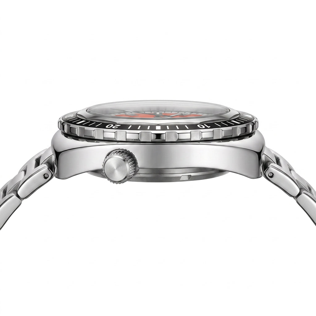 Reloj Paazomu Chrono Classic, perfil lateral