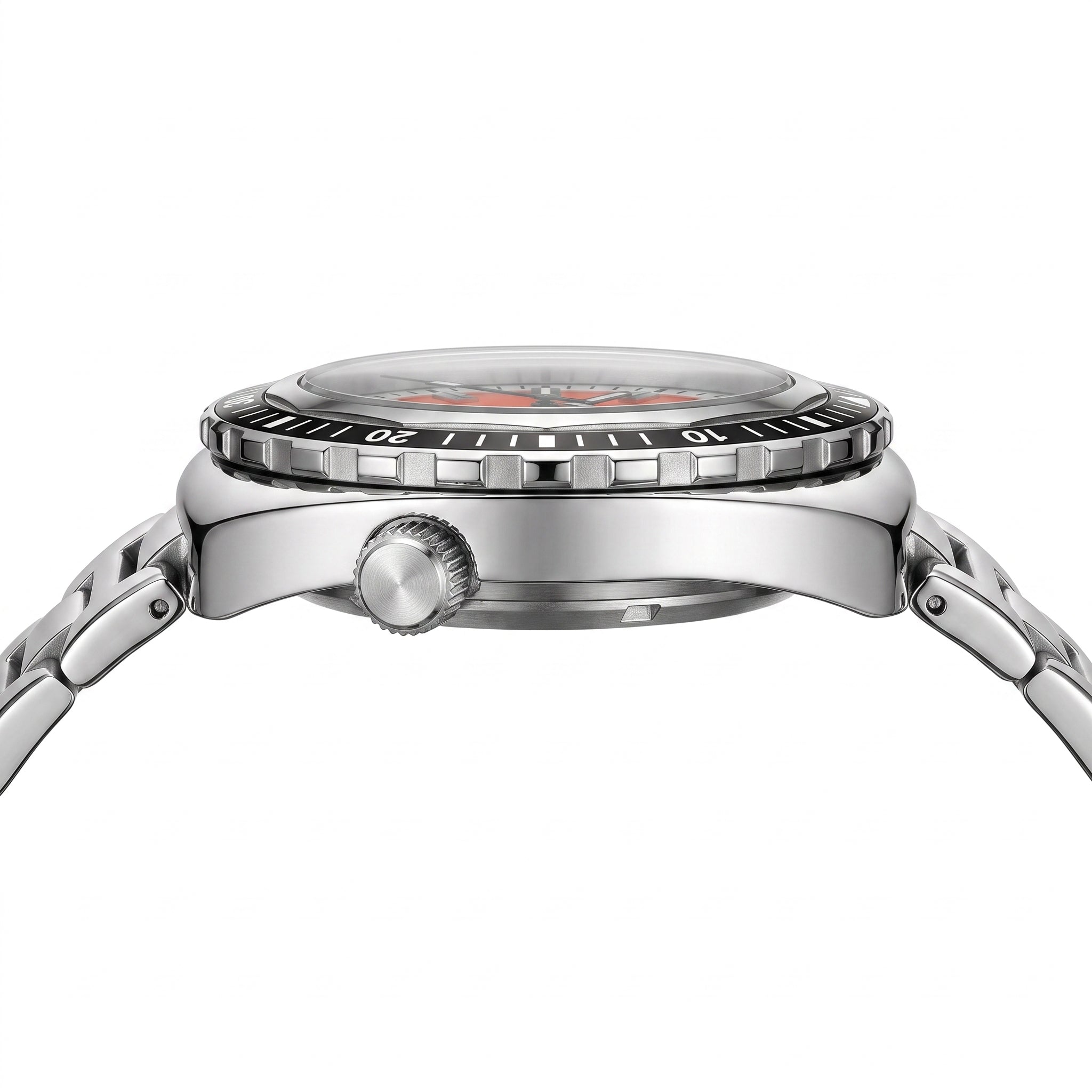 Reloj Paazomu Chrono Classic, perfil lateral